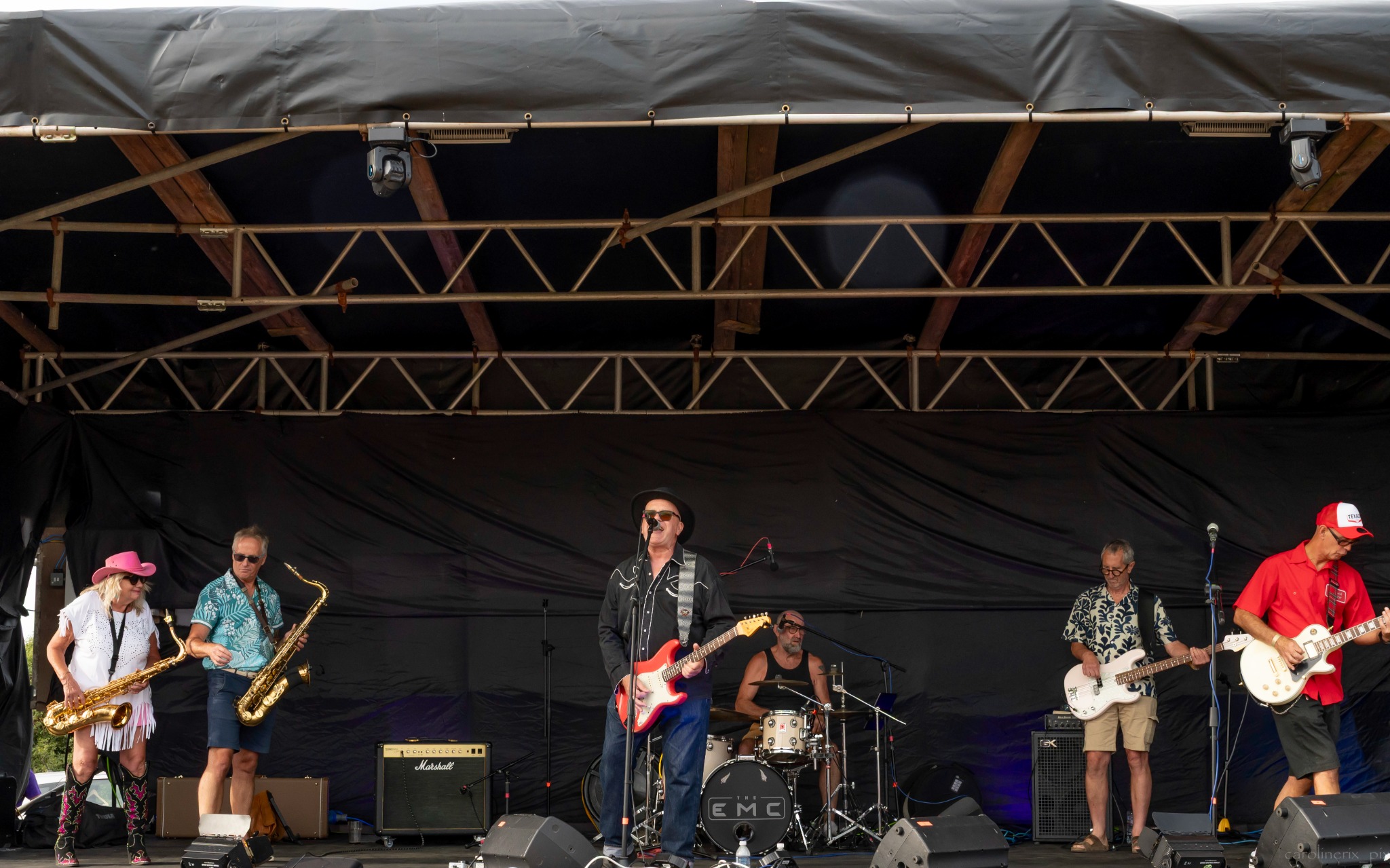Hurricane Shack on the main stage.